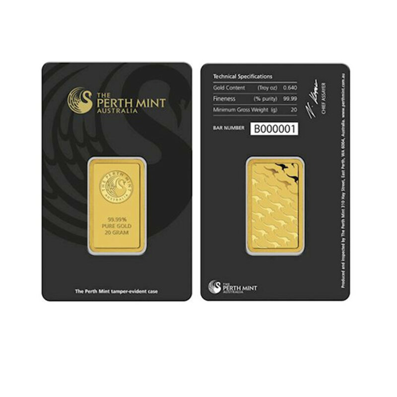 1 OZ الاسترالي الذهب بار سلسلة Perthe مدينة بار النحاس المواد الذهب السبائك بار Perthe مطلية بالذهب عملة طبق الاصل الذهب Nugget