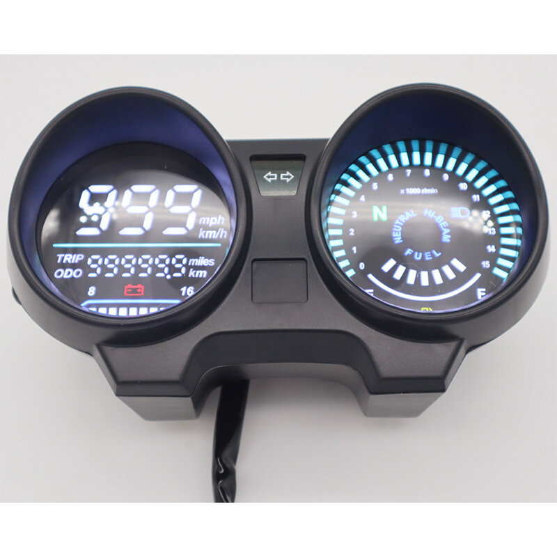 2022 لوحة القيادة الرقمية LED إلكترونيات دراجة نارية RPM متر عداد السرعة للبرازيل تيتان 150 هوندا CG150 Fan150 2010 2012