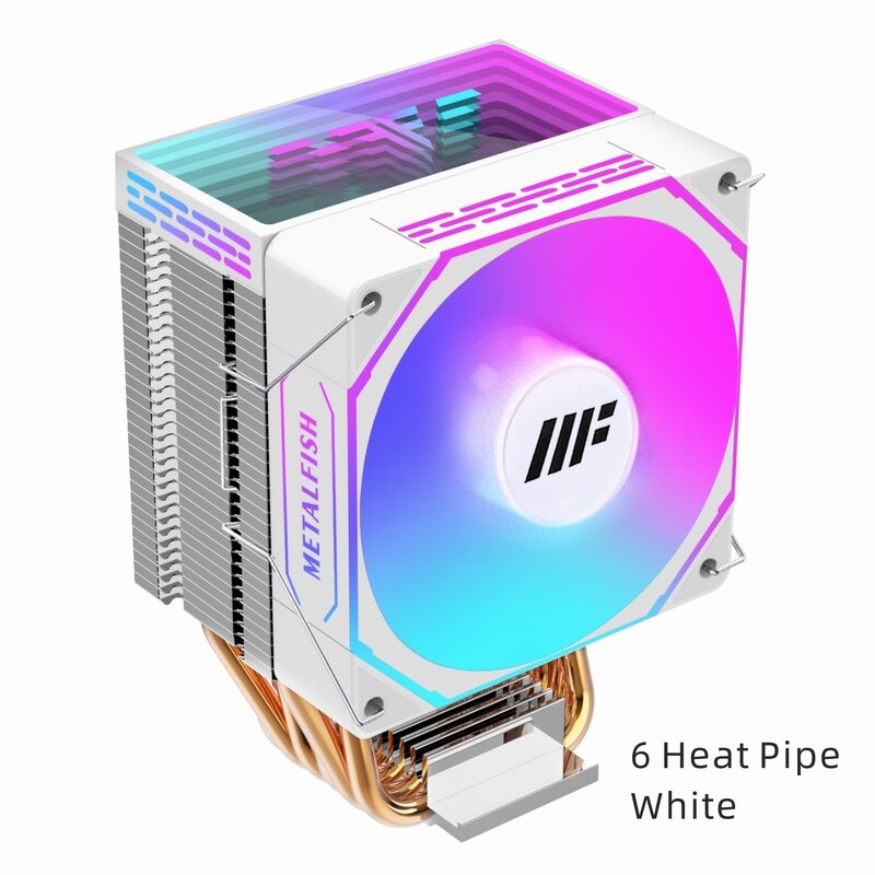 مبرد للكمبيوتر الشخصي أبيض ، مشعاع 4 دواليب ، مروحة أرغب صامتة ، Intel ، من من من من نوع A ، من من من نوع A ، من من من نوع A ، من نوع A m 5 ، AM4 ، AM3 ، x99 ، x79