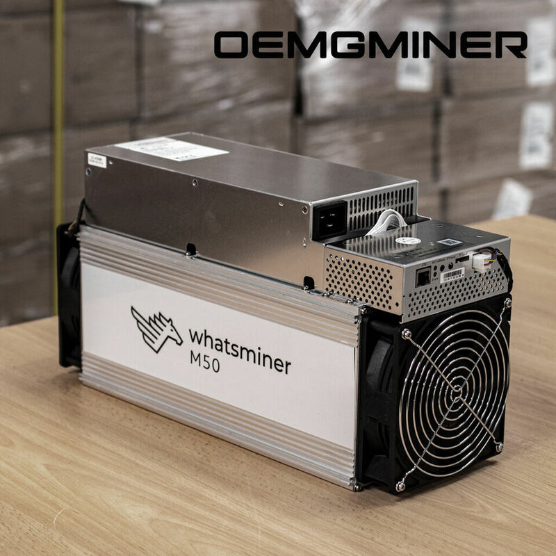 ماكينة تعدين Whatsminer ASIC ، M50 ، 118TH ، W ، BTC ، Bitcoin Miner ، اشتر 4 واحصل على 2 مجانًا ، جديد