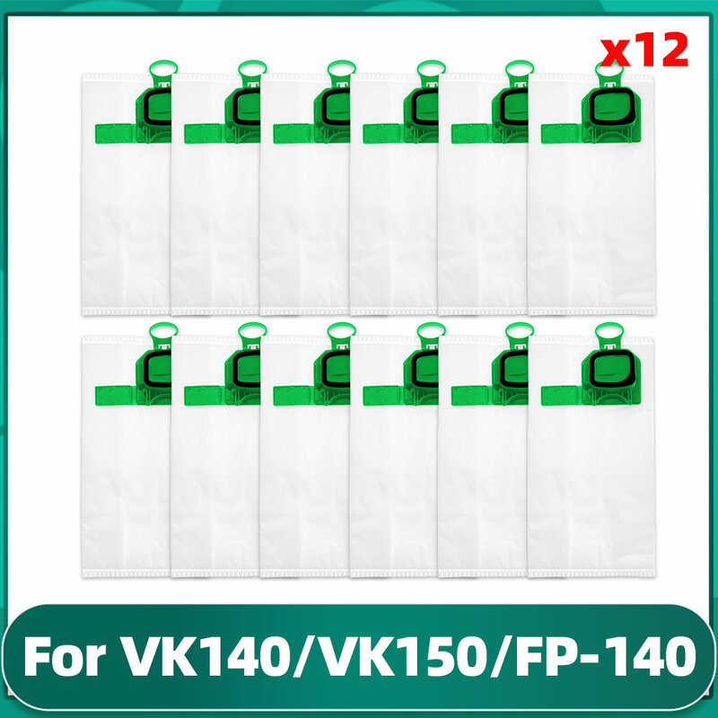 ل Vorwerk VK140 VK150 FP 140 / 150 قطع الغيار الإكسسوار المتاح مجموعة استبدال كيس الغبار