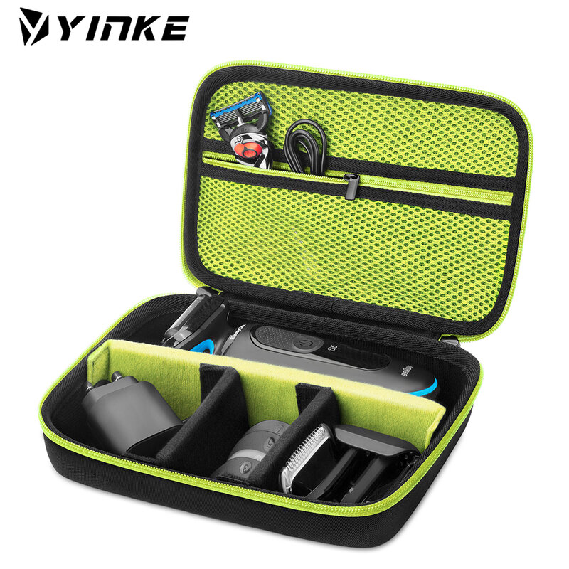 Yinke إيفا الحال بالنسبة براون HC5050 HC5090 MGK3221 BT5265 أداة تهذيب اللحية الحلاقة حمل حقيبة السفر الغطاء الواقي حقيبة التخزين