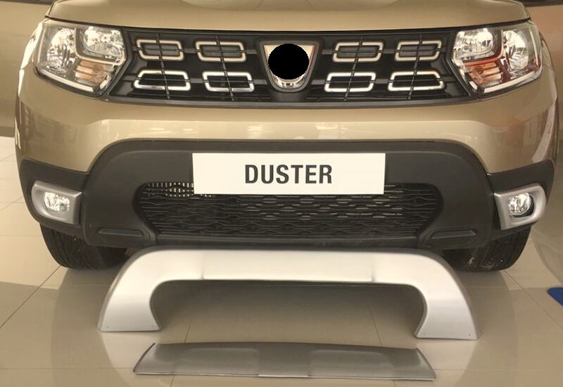 المصد الأمامي لوحة A + جودة لـ Dacia Duster 2 2018 + اكسسوارات السيارات الفاصل الشفاه الجسم المفسد الناشر التنانير الجانبية الجناح سيارة t