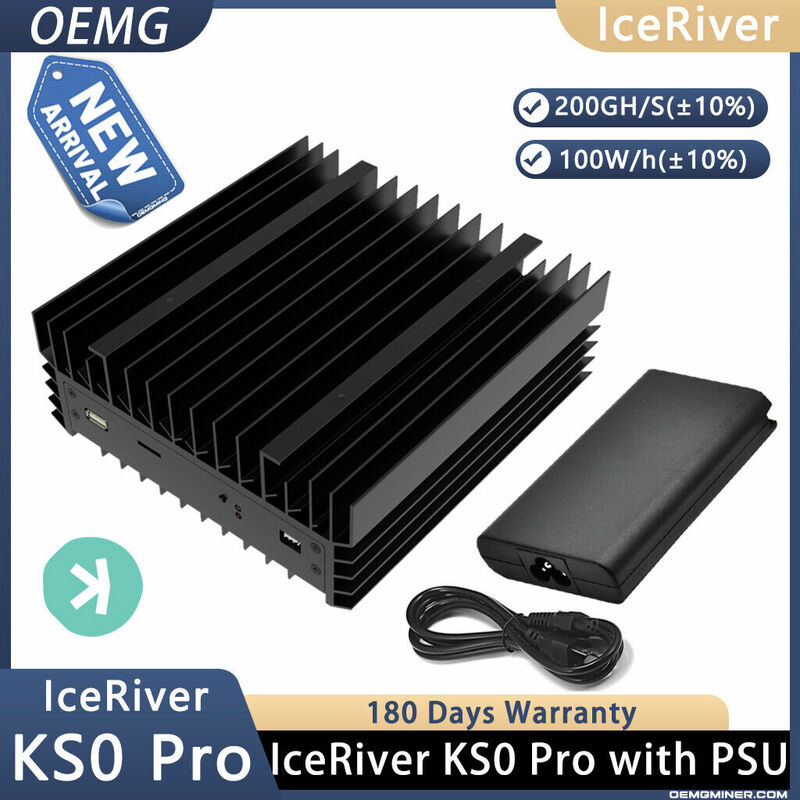 IceRiver k0 Pro - KAS Miner ، CR 10 ، G ، sww ، Kaspa W ، PSU ، جديد مجاني