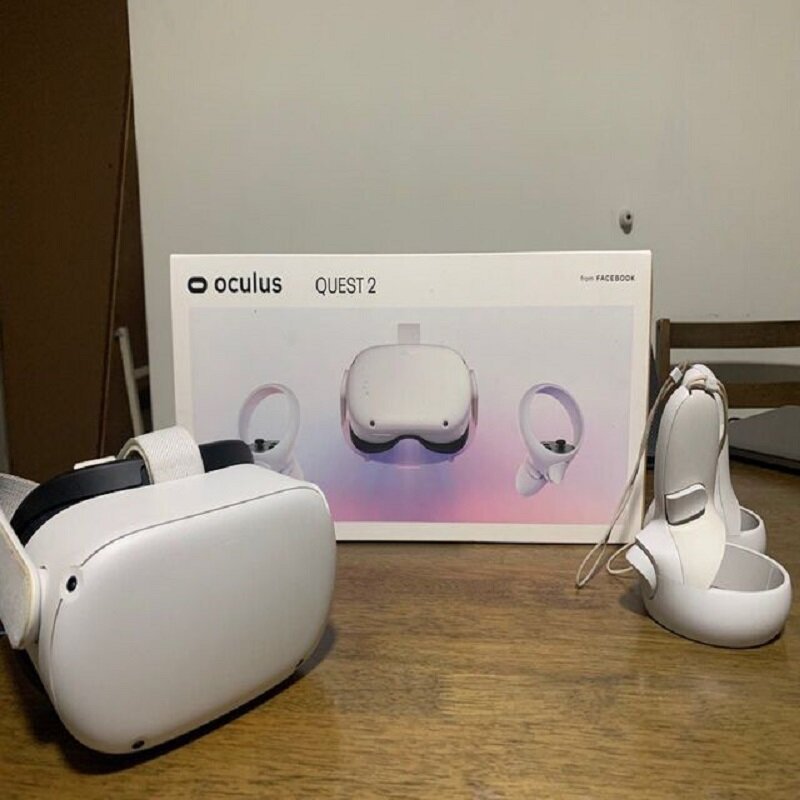 سماعة رأس Oculus-Quest 2 كلها في سماعة رأس VR واحدة ، وأدوات أصلية وجديدة
