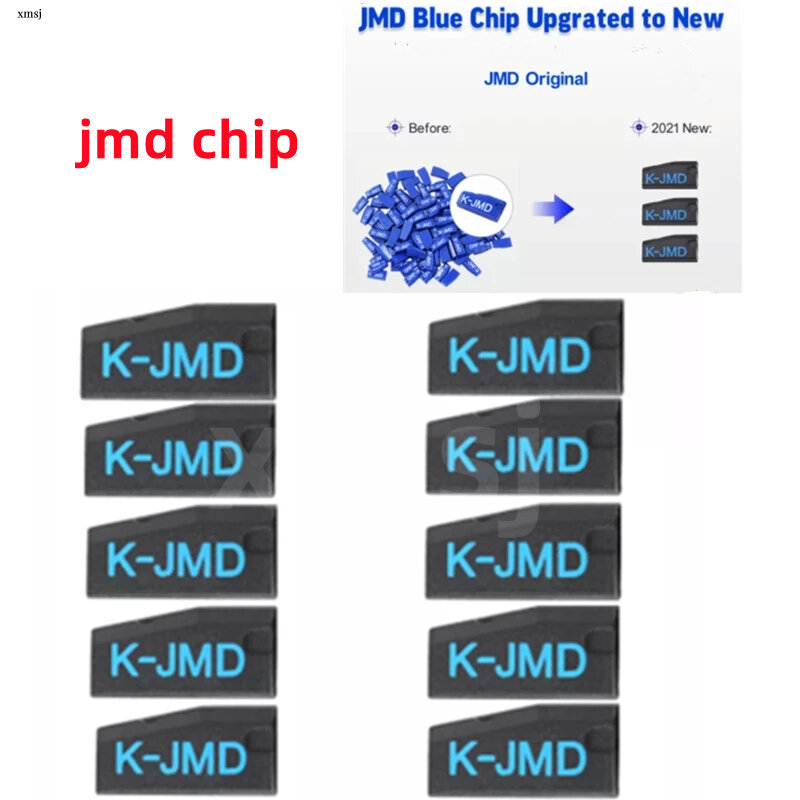 حار ترقية الأصلي JMD الأزرق الملك رقاقة ل CBAY مفيد الطفل مفتاح ناسخة استنساخ 46/4C/4D/G رقاقة JMD10-50pcs/مجموعة