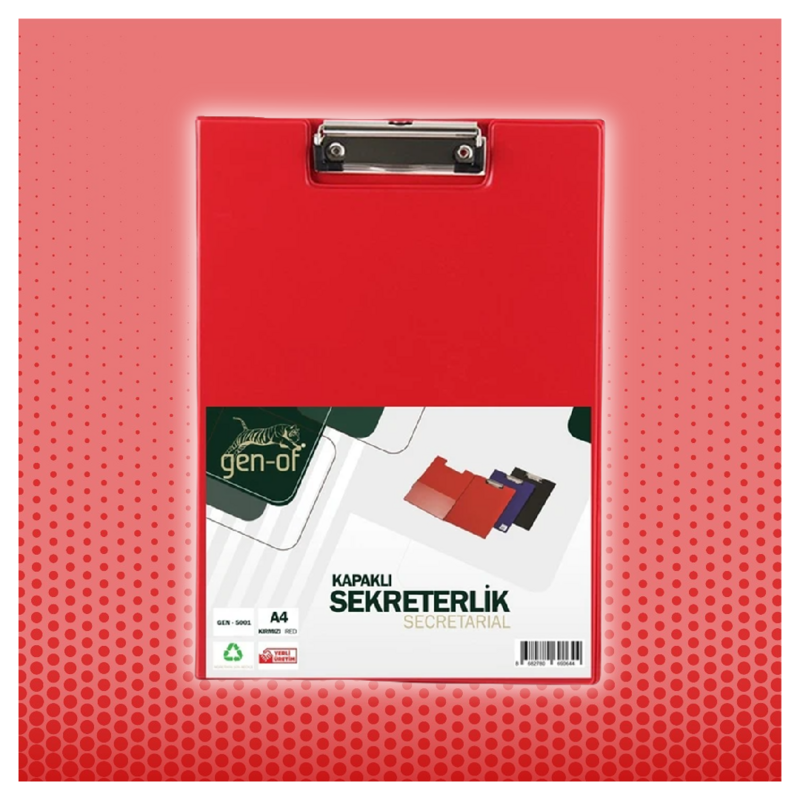 Gen-Of A4 الحافظة مع غطاء أسود أحمر أزرق اللون غطاء جودة عالية العلامة التجارية التركية مكتب القرطاسية المدرسية Secreteriat المفكرة