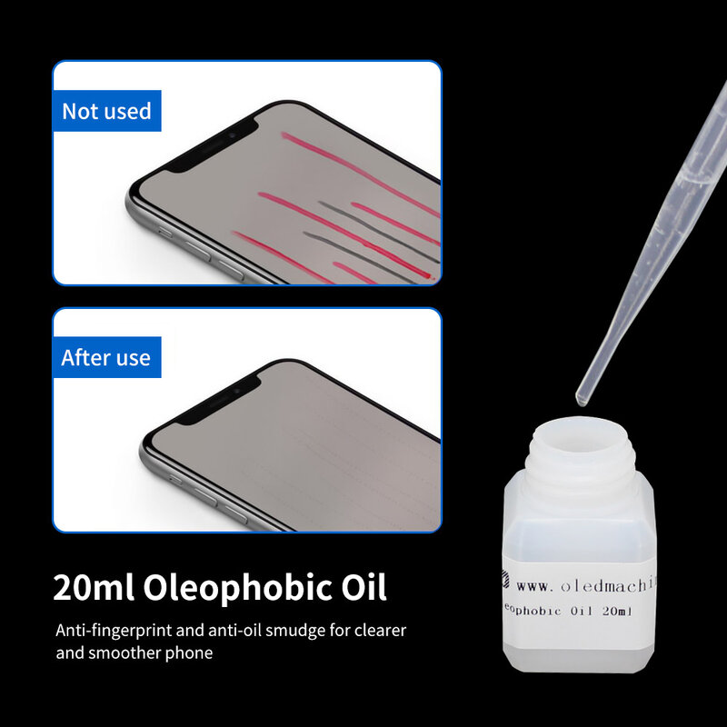 المضادة للخدش Oleophobic طلاء النفط السائل للهاتف واقي للشاشة تلميع ماكينة الطحن
