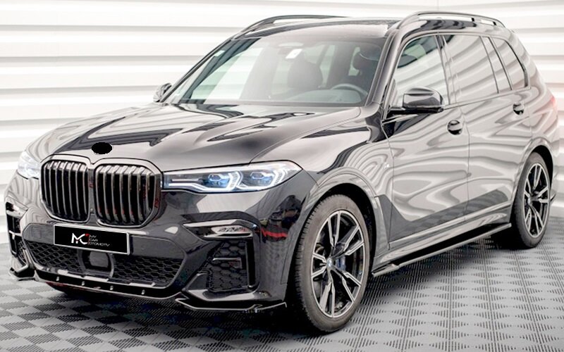 ماكس تصميم الجبهة الوفير الفاصل الشفاه لسيارات BMW X7 G07 2018 + سيارة ضبط الشفاه اكسسوارات السيارات المفسد