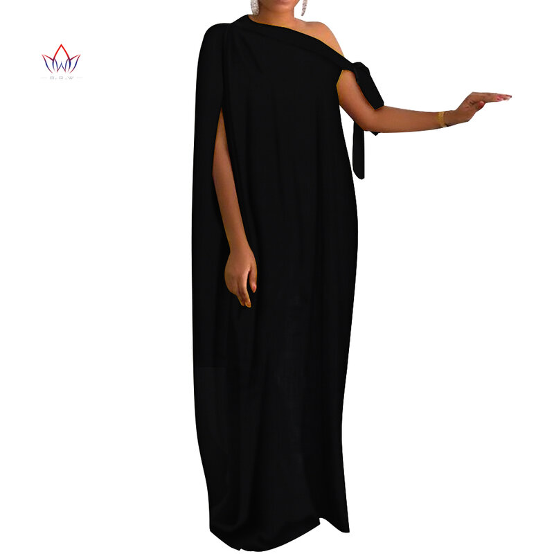 الجملة 2021 المرأة الجديدة ملابس منقوشة للخريف أنيقة سيدة ملابس رسمية فاخرة أفريقيا نمط الإناث الزفاف فستان طويل WY567