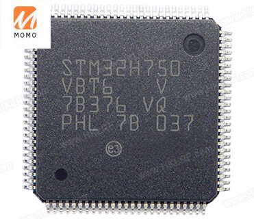 100% جديد STM32H750VBT6 IC بطاقات الرسم المحمول مكونات إلكترونية