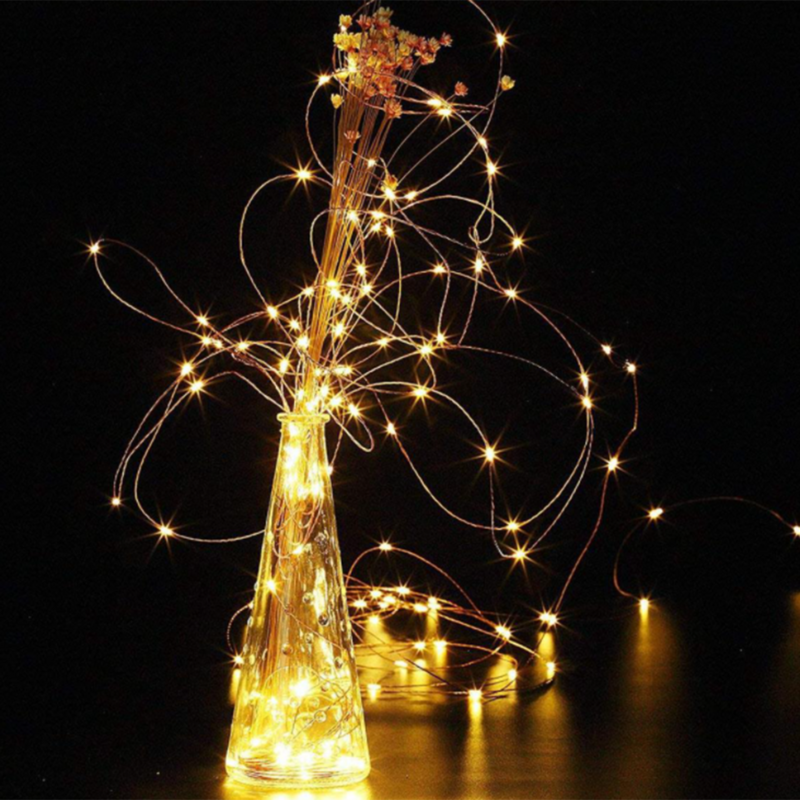 صندوق بطارية LED3 * AA بطارية تعمل بالطاقة عيد الميلاد حفل زفاف الديكور جارلاند داخلي في الهواء الطلق الطرف الديكور ضوء سلسلة