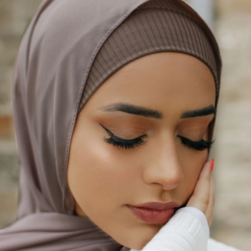 نساء مسلمات مضلع وشاح الحجاب قبعات أنثى إسلامية بسط الحجاب الداخلي تحت غطاء الوشاح عقال أنبوب عمامة بونيه