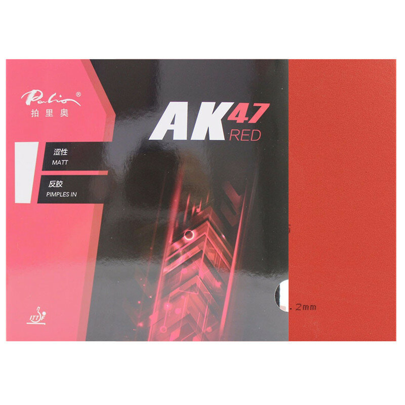 الأصلي باليو AK47 AK-47 AK 47 الأحمر مات الأنابيب في تنس طاولة بينغبونغ المطاط 2.2 مللي متر H45-47