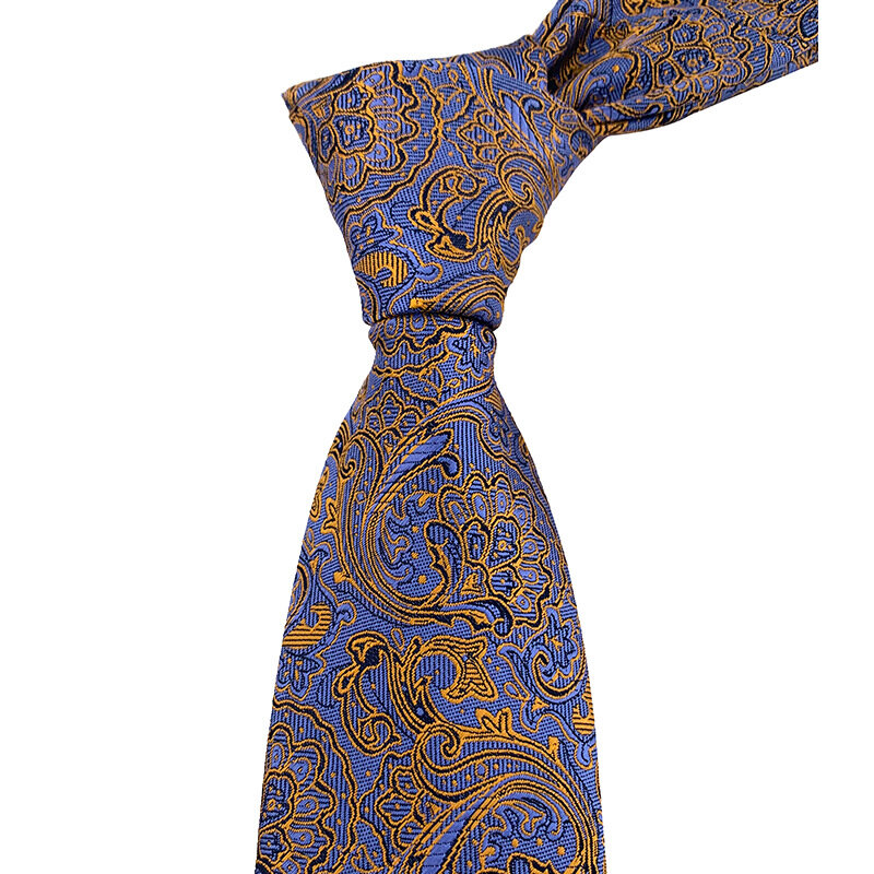 Groleson جديد الموضة الحرير الجاكار المنسوجة طباعة 8 سنتيمتر منقوشة ربطة العنق للرجال المناسبات الرسمية الأعمال هدية حفلة رابطة عنق عالية الجودة