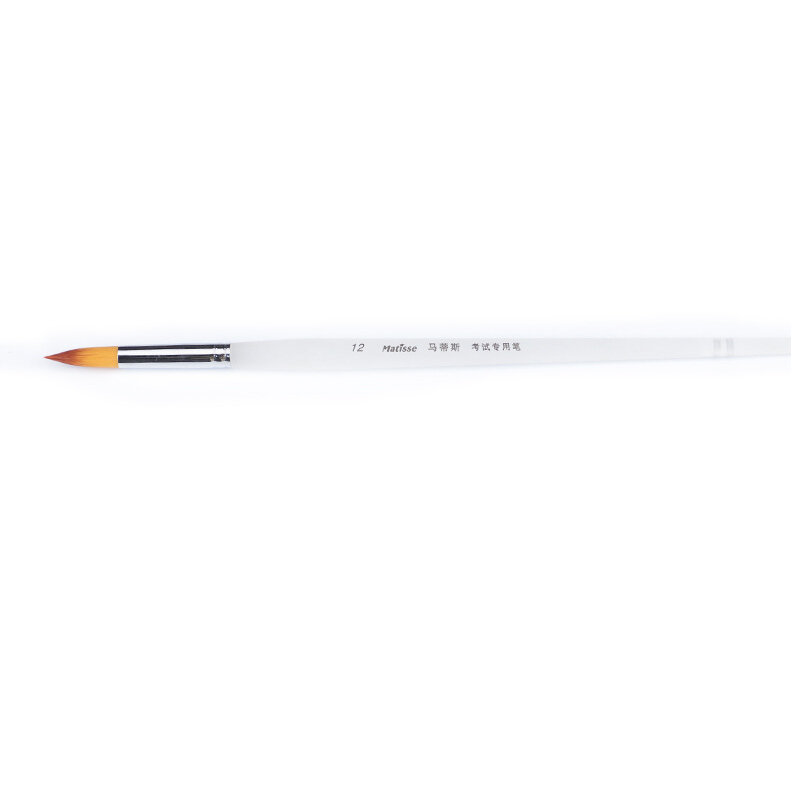 مجموعة أقلام تلوين زيتية بشعر نايلون ، 6 قطع ، قلم رسم خط ، ألوان مائية ، غواش فولاذية ، أنبوب قضيب عضوي قصير ، مستلزمات فنية