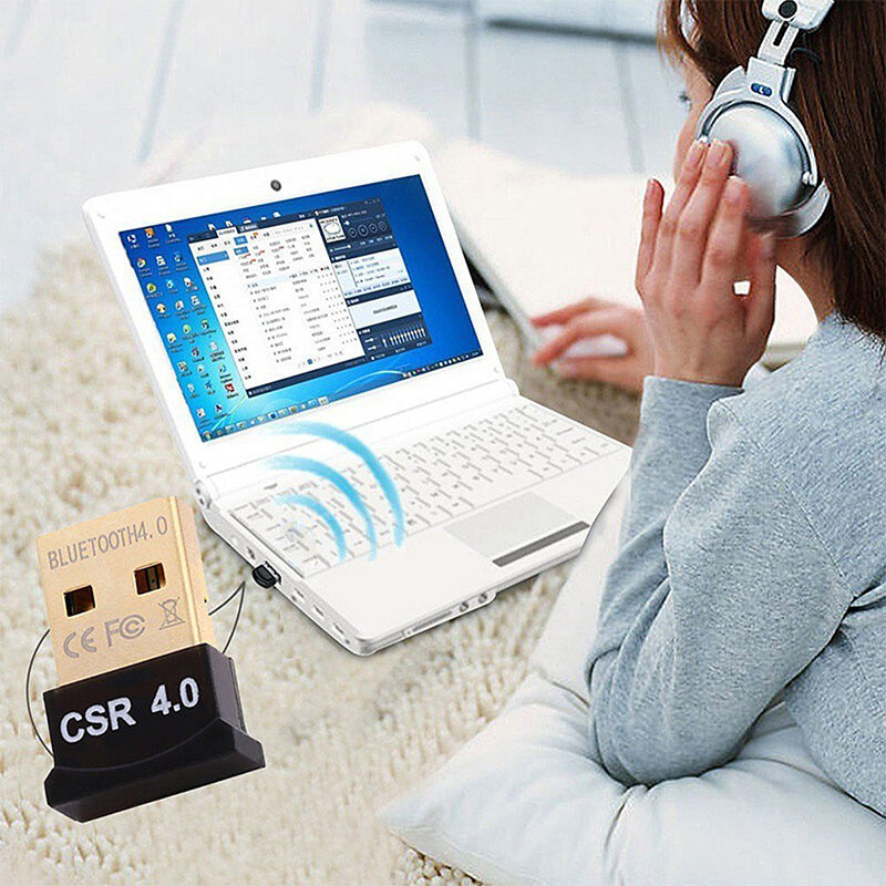 Oppselve USB صغير لاسلكي بلوتوث CSR 4.0 وضع مزدوج محول دونغل سائق لأجهزة الكمبيوتر والكمبيوتر المحمول V4.0 محول بلوتوث