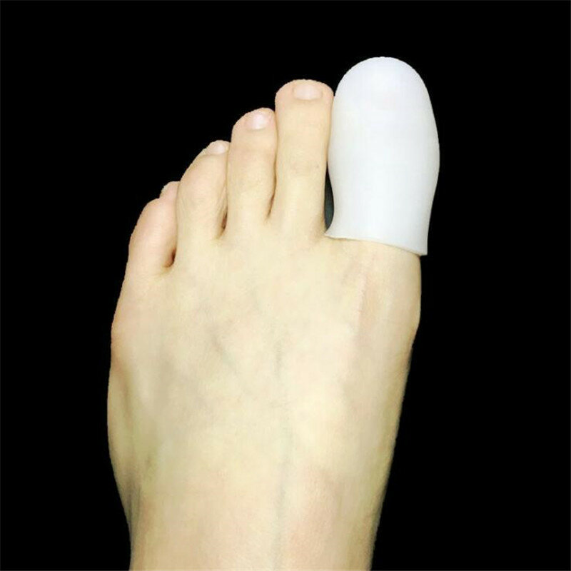10 قطعة واقي إصبع القدم كبير الإبهام الرعاية سيليكون لينة تنفس القدم كورن بثور حذاء سيفتي غطاء الورم إصبع هلام أنبوب الرعاية الصحية