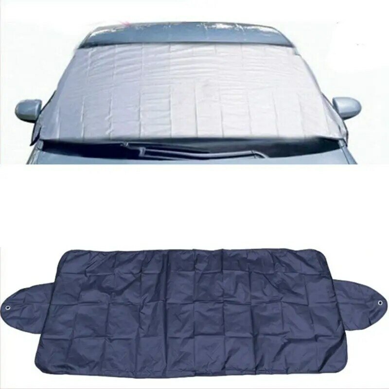 غطاء الزجاج الأمامي للسيارة, مظلة الشمس مع كوب شفط ، واقية من الغبار والثلج