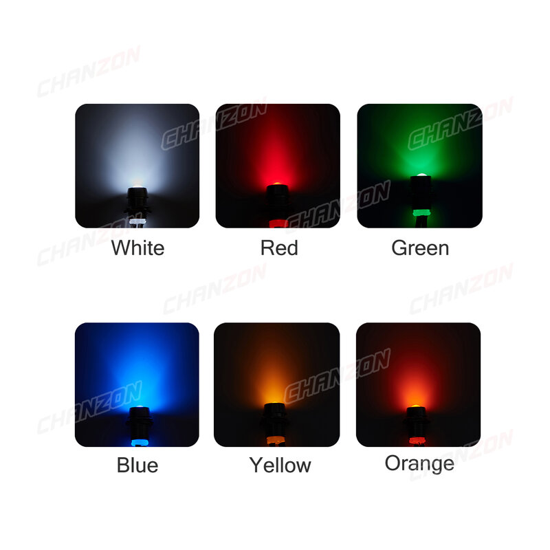 5 مللي متر Prewired LED كيت 12V منتشر الدايود الباعث للضوء مؤشر مصباح لمبة الأبيض الأحمر الأخضر الأزرق الأصفر البرتقالي مع 8 مللي متر حامل