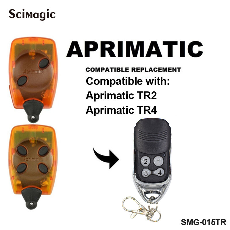 استبدال Aprimatic TR2 TR4 التحكم عن بعد Aprimatic باب المرآب 433mhz التحكم عن بعد