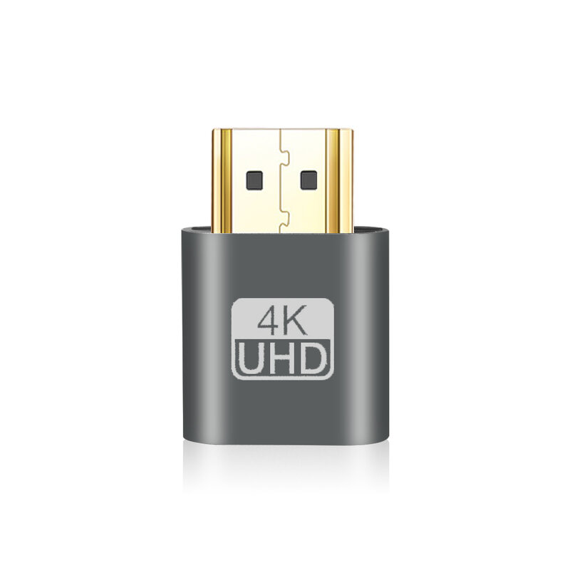 1 قطعة VGA الظاهري عرض محول HDMI-متوافق 1.4 DDC EDID الدمية التوصيل مقطوعة الرأس شبح عرض المحاكي فيديو بطاقة قفل لوحة