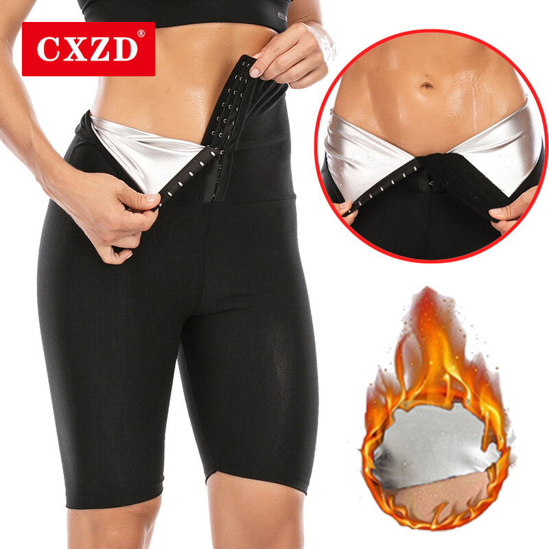 CXZD-السراويل المشكل الجسم ، وتأثير التخسيس ، للتنحيف العرق الساخن ، ملابس داخلية للياقة البدنية ، طماق الصالة الرياضية تجريب