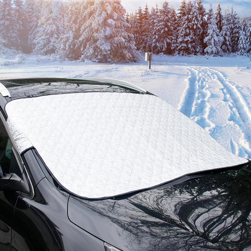 الشتاء سيارة غطاء الثلوج سيارة الزجاج الأمامي ظلة في الهواء الطلق مقاوم للماء مكافحة الجليد الصقيع السيارات حامي السيارات الغطاء الخارجي