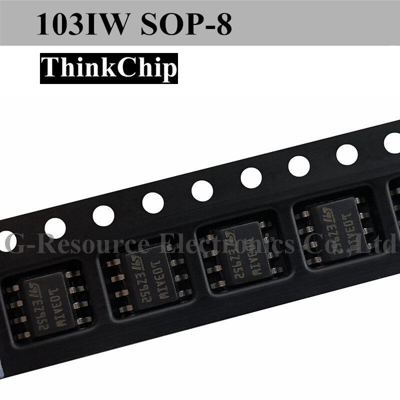 مضخم صوت عملي مزدوج TSM103WAIDT SOP-8 ، مرجع الجهد ، 10 قطعة ، TMS103 103AIW SOP8