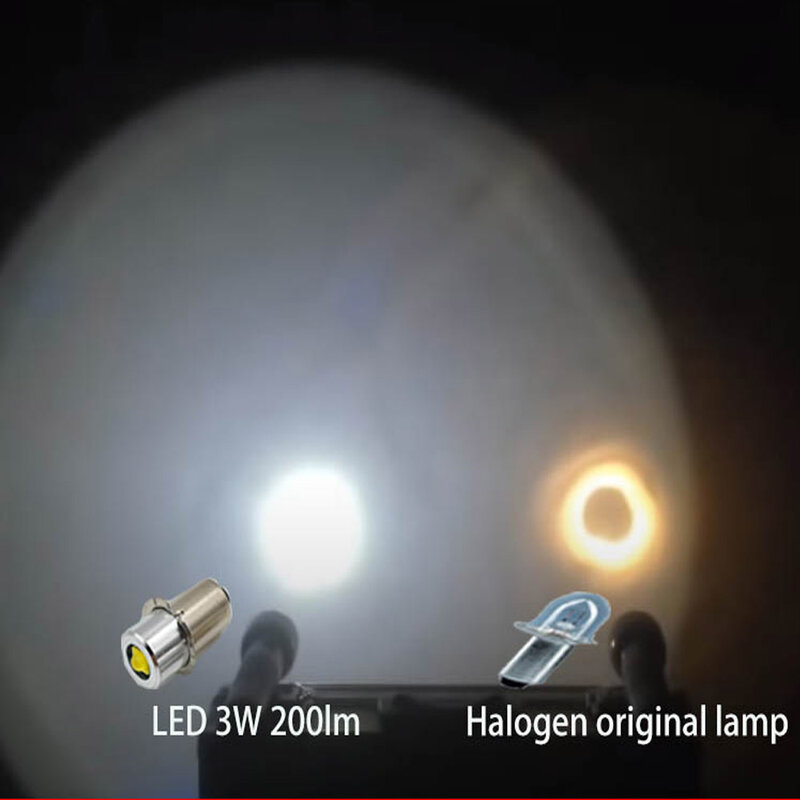 P13.5S ماج مصباح إضاءة ليد 3-16 C & D خلايا Maglite الشعلة مصباح يدوي LED محول 3 فولت 4.5 فولت 6 فولت 9 فولت 12 فولت 18 فولت 24 فولت الأبيض