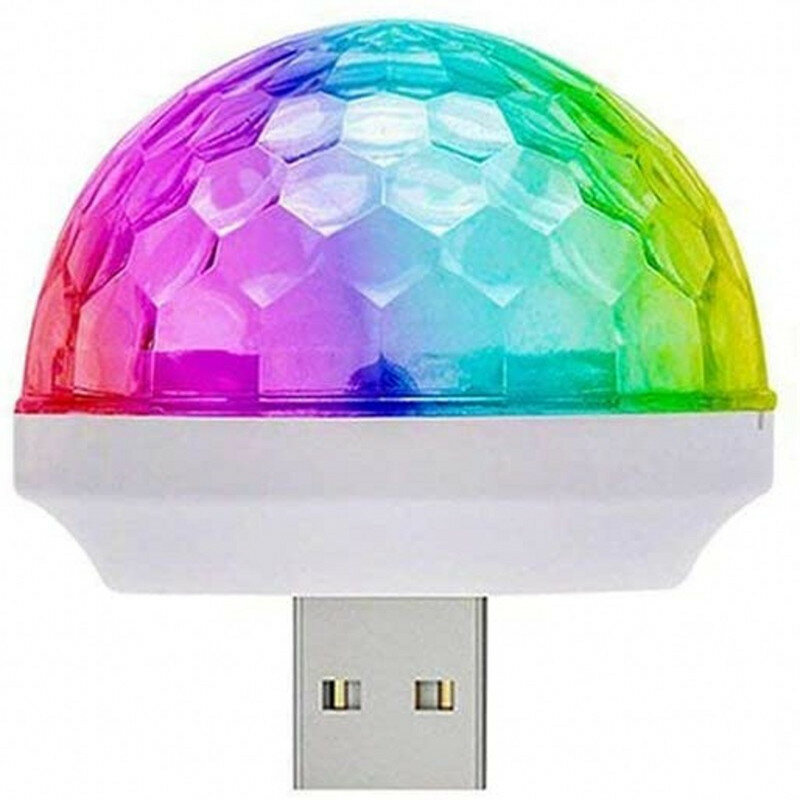 4 واط USB LED ديسكو DJ المرحلة سيارة ضوء المحمولة الأسرة حفلة الكرة ضوء ملون بار نادي المرحلة تأثير مصباح الهاتف المحمول الإضاءة