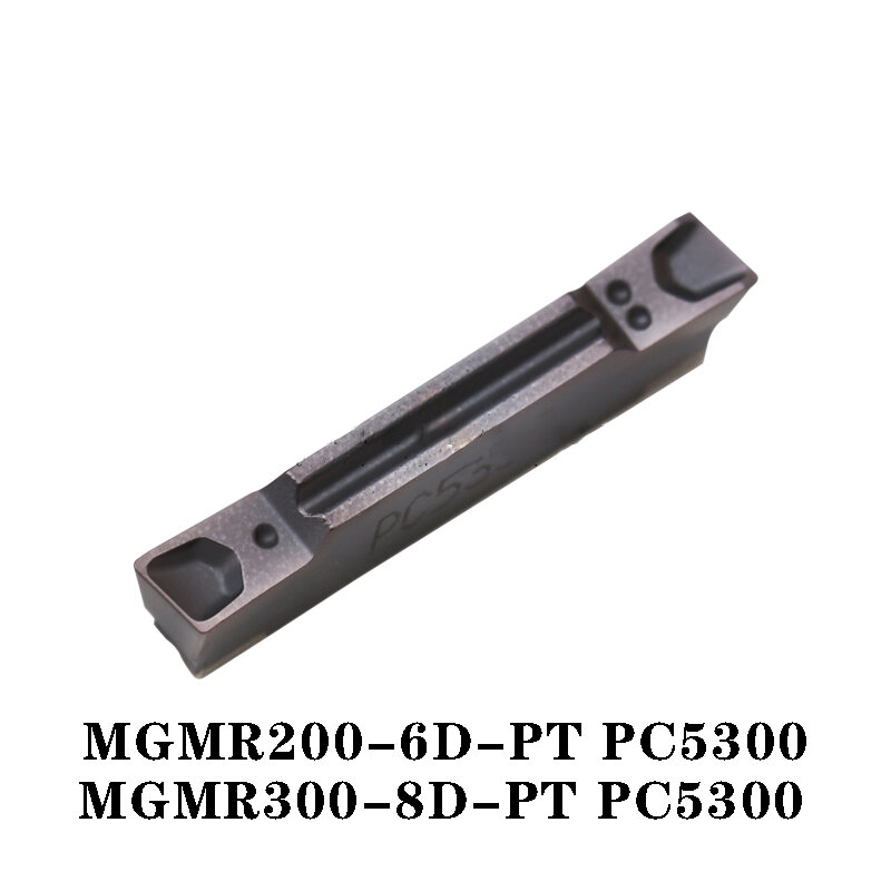100% الأصلي MGMR MGMR200-6D-PT MGMR300-8D-PT PC5300 إدراج كربيد المستخدمة في الفولاذ المقاوم للصدأ والحديد Csat 200 300 10 قطعة