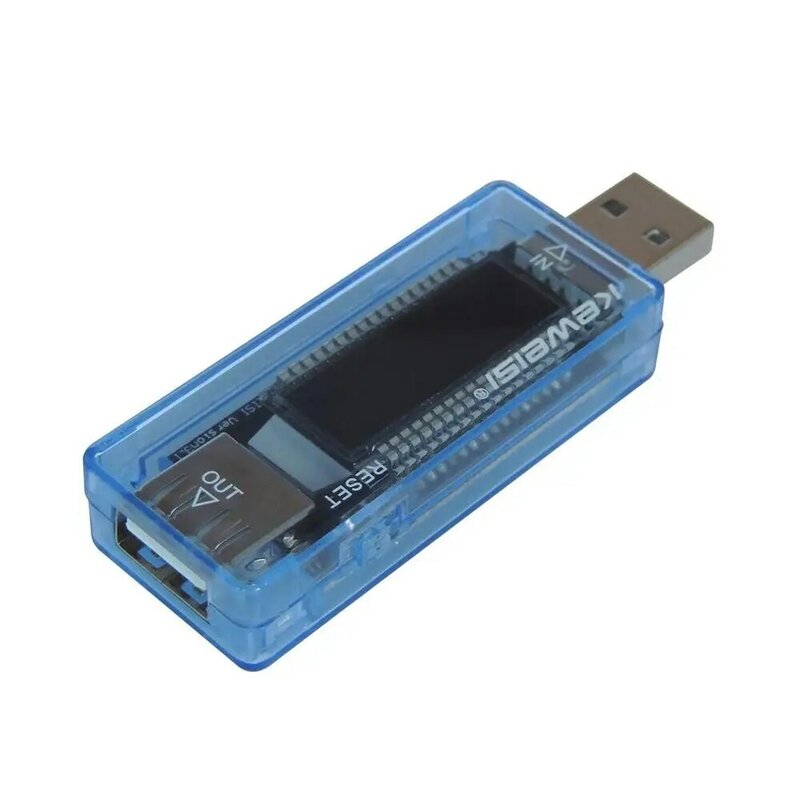 جهاز قياس الجهد الكهربائي الصغير المحمول ، 0.91 بوصة ، شاشة LCD ، شاحن USB ، سعة الطاقة ، كاشف الجهد ، متعدد
