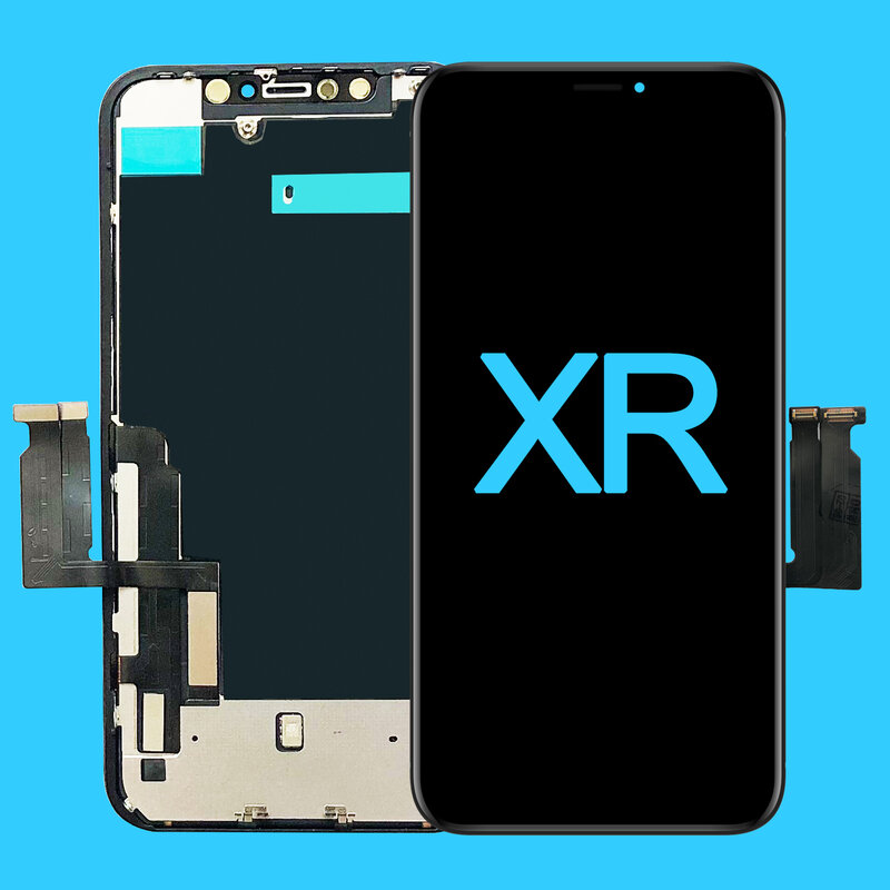 مصنع الجملة الجديدة Lcd لفون XR شاشة عرض تعمل باللمس مع عرض مصنع المعادن لفون XR Lcd OEM شاشة تعمل باللمس