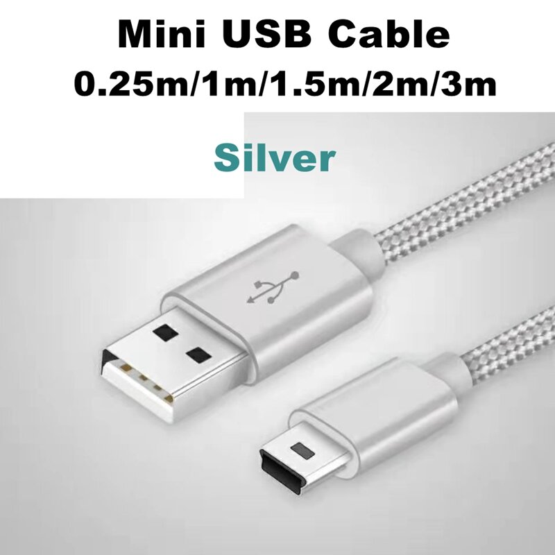 3 M 1M 0.25M البسيطة USB 5 دبوس كابل البسيطة USB إلى USB سريع شاحن بيانات كابل قصير ل MP3 MP4 لاعب جهاز تسجيل فيديو رقمي للسيارات GPS كاميرا رقمية HDD