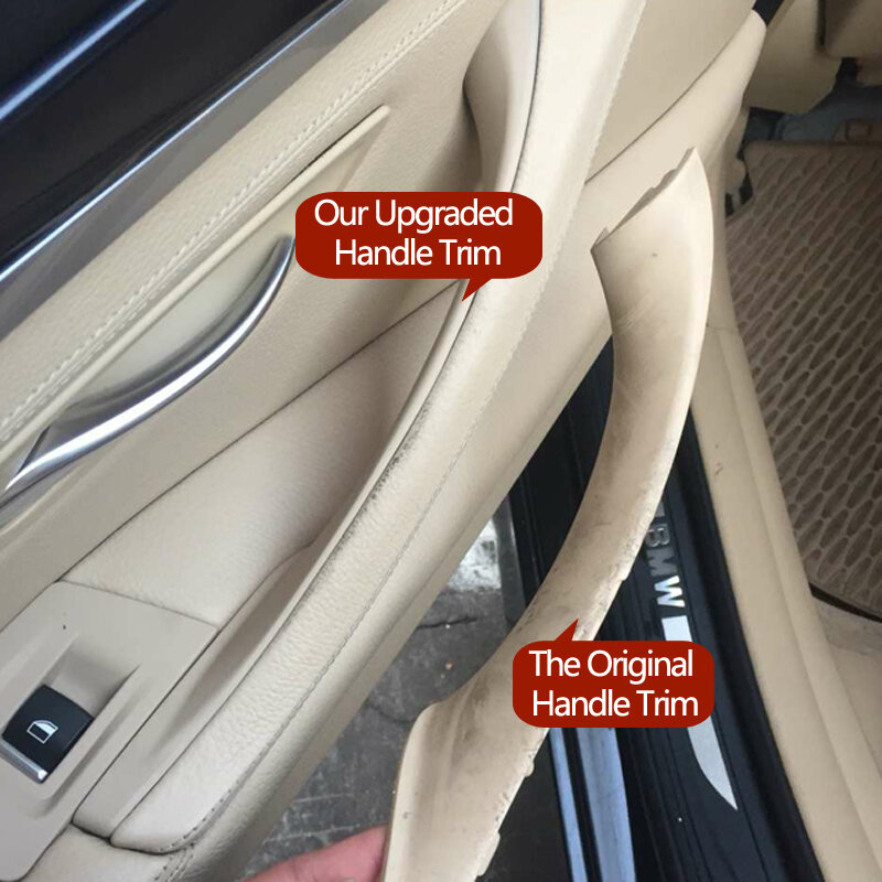 جودة الداخلية الباب الأمامي مسند الذراع لوحة مقبض سحب مجموعة استبدال لسيارات BMW 5 سلسلة F10 F11 F18 520i 523i 525i 528i 535i