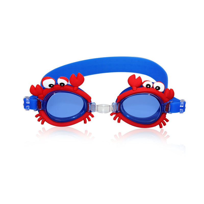 أطفال نظارات سباحة نظارات سباحة نظارات شمسية مكافحة الضباب UV حماية التدريب قناع الأطفال نظارات حالات النحل Crab الأسماك دولفين