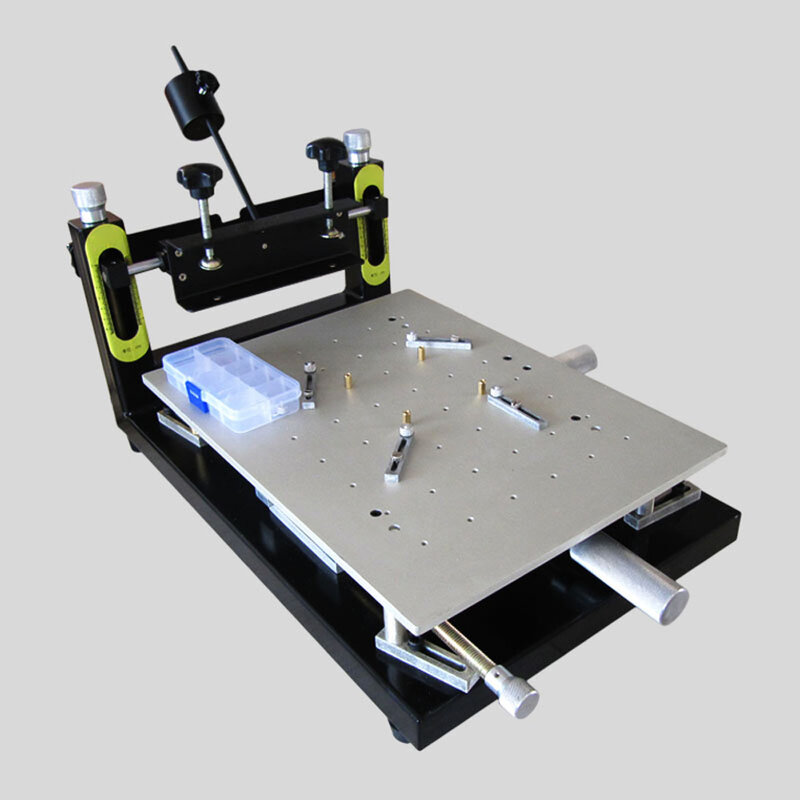 طباعة الحرير الجدول شاشة يدوية آلة SMT لحام لصق إصبع تشغيل الحبر الصحافة