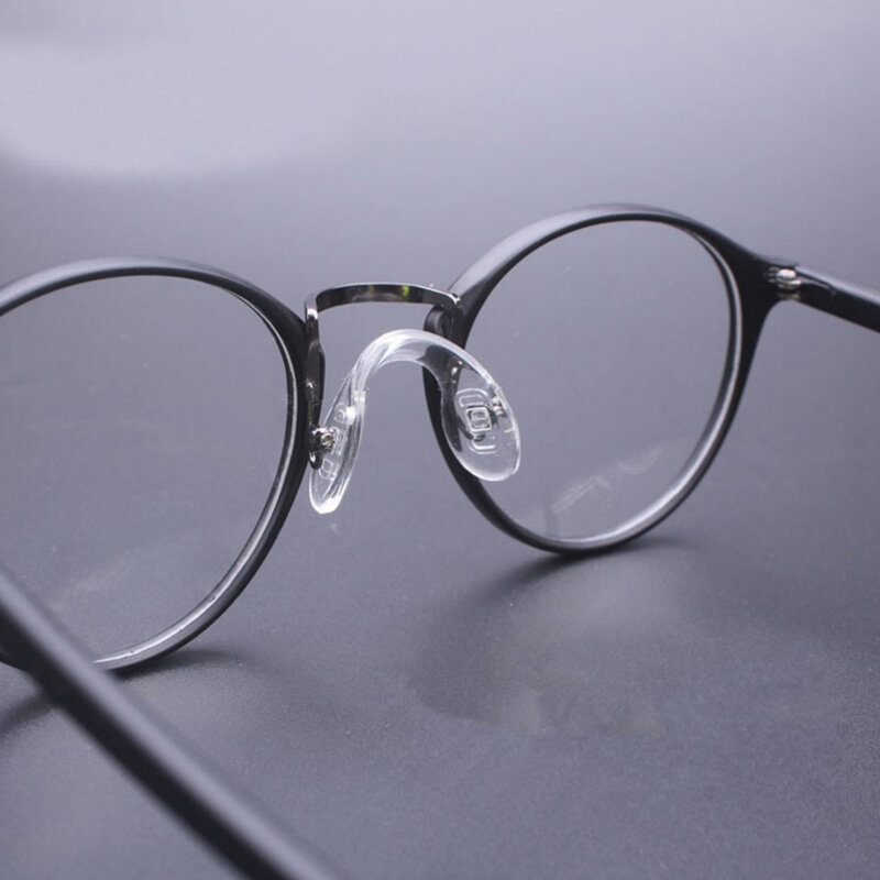 10 قطعة المضادة للانزلاق إدراج وسادة الأنف U شكل سيليكون ملتصقة نظارات لينة منصات الأنف للنظارات