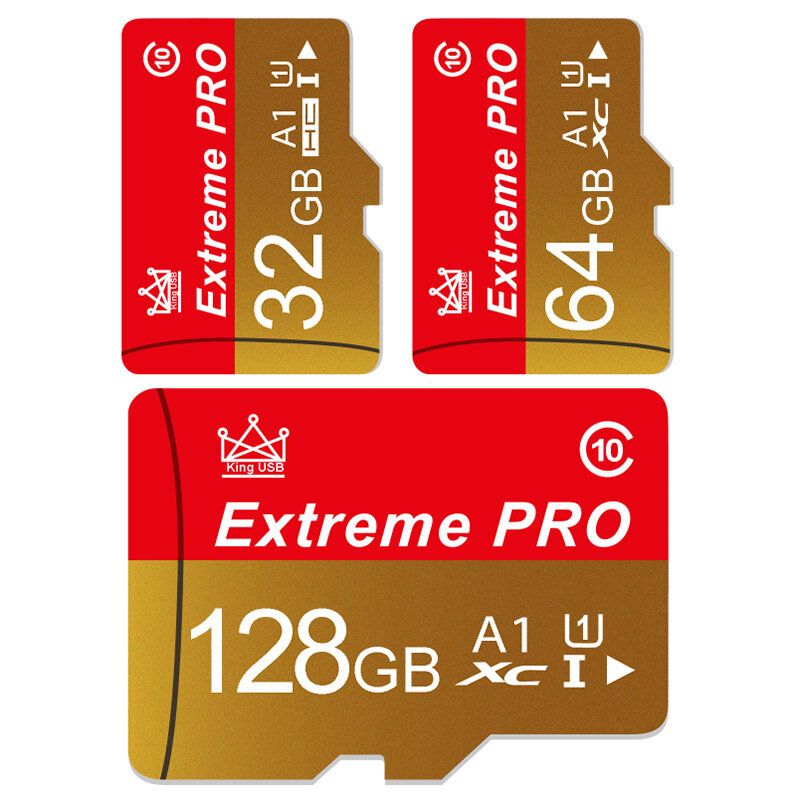 بطاقة ذاكرة صغيرة SD من Extreme Pro ، بطاقة ذاكرة فلاش عالية السرعة ، بطاقة TF للهاتف ، كاميرا ، طائرة بدون طيار ، 256 جيجابايت ، 128 جيجابايت ، 64 جيجابايت ، 32 جيجابايت ، 16 جيجابايت ، U1 ، V10
