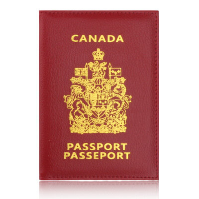 غطاء جواز السفر الكندي ، المحفظة ، بطاقة الهوية التجارية ، tarjetero hombre ، ID porte carte monederos