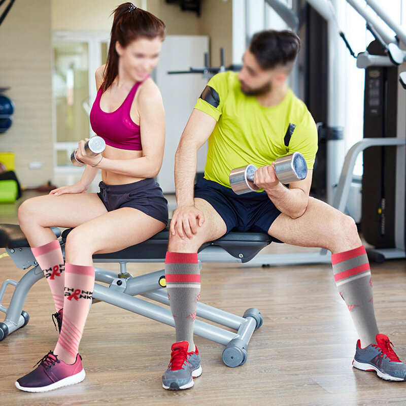جوارب ضغط يصلح للذمة الطبية مرض السكري الدوالي الجوارب في الهواء الطلق الرجال النساء تشغيل المشي لمسافات طويلة جوارب رياضية