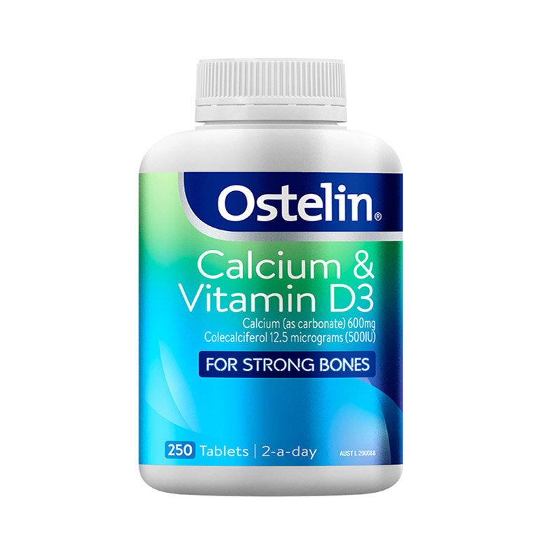 Osterlin الكبار فيتامين VD3 أقراص الكالسيوم 250 أقراص/زجاجة شحن مجاني