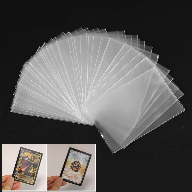 100 قطعة حامي جرابات بطاقات ماجيك مجلس لعبة التارو حالة ثلاث ممالك بطاقات بوكر حامي متعدد الحجم واقية