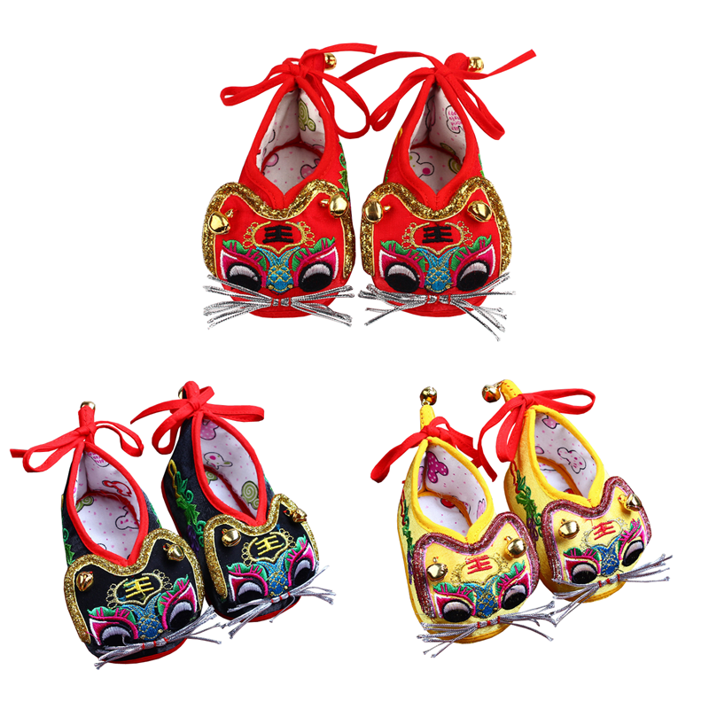 2021 الخريف والربيع الطفل حذاء طفل صغير لطيف الصينية التقليدية الطفل حذاء طفل صغير