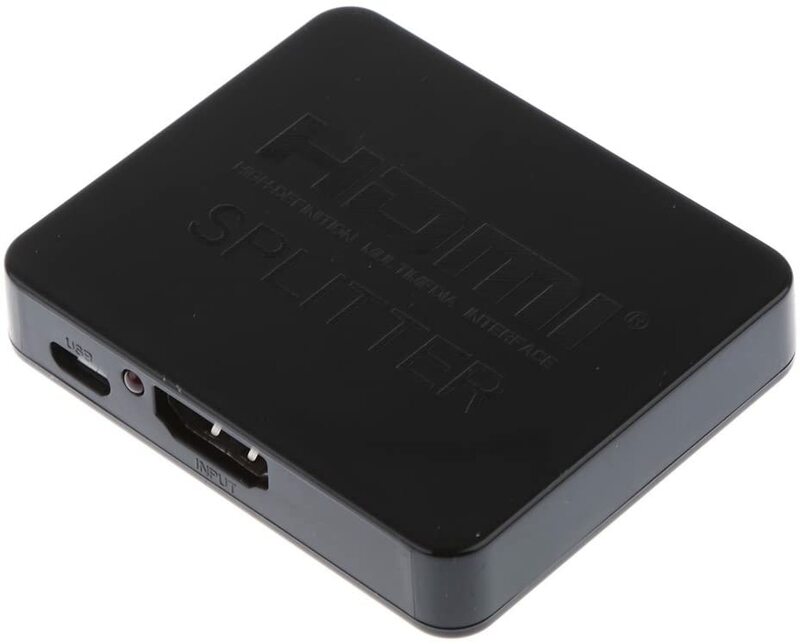 موزع HDMI 1 × 2 ، 1080 بكسل ، 4K ، موزع HDMI ثلاثي الأبعاد ، متوافق مع PS3 ، جهاز عرض HDTV