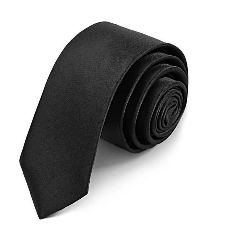 مشبك أسود على التعادل العلاقات الأمنية للرجال النساء البواب ستيورد ماتي الأسود ربطة العنق الأسود جنازة التعادل الملابس والاكسسوارات