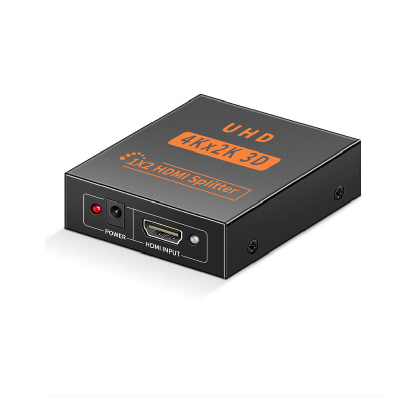 مقسم HDMI 4K ، 1 مخرجات 2 ، شاشات HDMI ، توافق ثلاثي الأبعاد للتلفزيون عالي الدقة