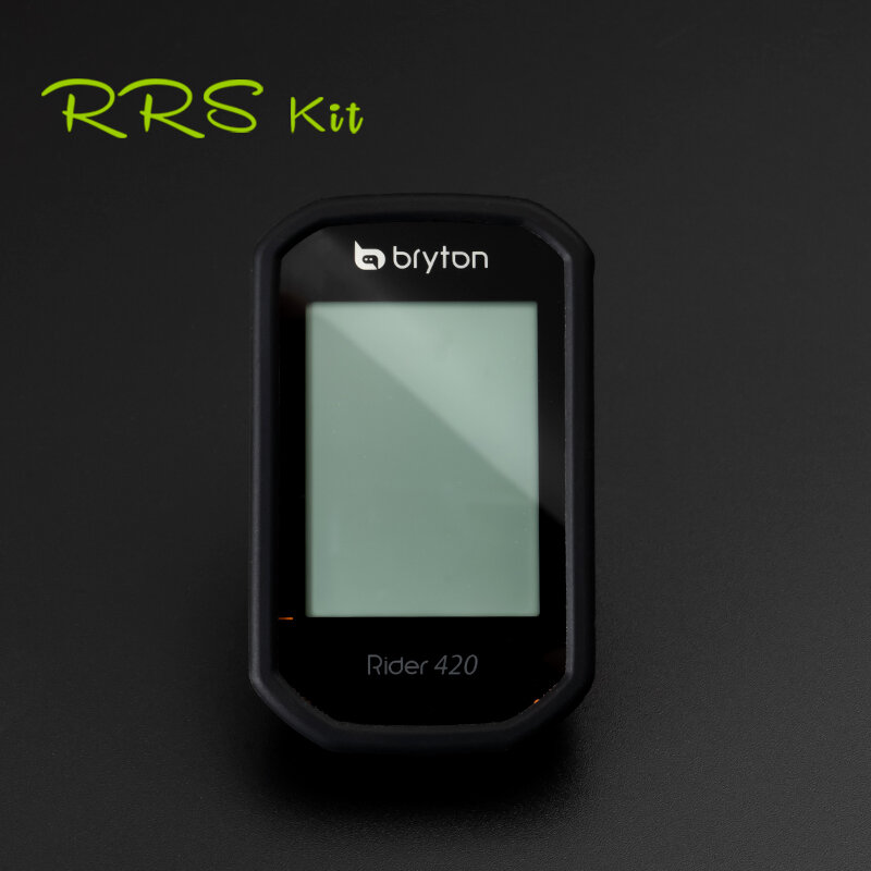 Rrskit دراجة الكمبيوتر غطاء للحماية سيليكون مع فيلم عالية الوضوح ل Bryton رايدر 320 420 ساعة توقيت واقية