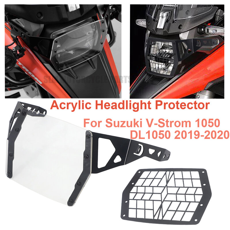 جديد واقي شبكة لحماية المصباح الأمامي للدراجة النارية غطاء حماية الشواية لسوزوكي فولت-ستروم 1050 DL 1050XT DL1050A 2019 2020 2021